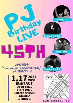 PJ 45th Birthday LIVE 